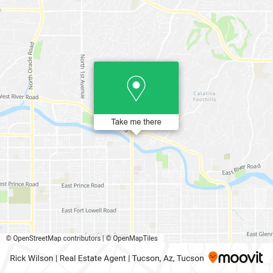 Rick Wilson | Real Estate Agent | Tucson, Az map