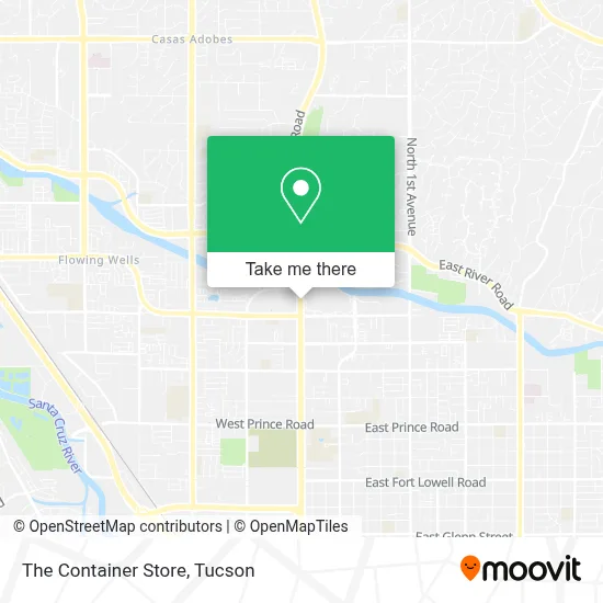 The Container Store map