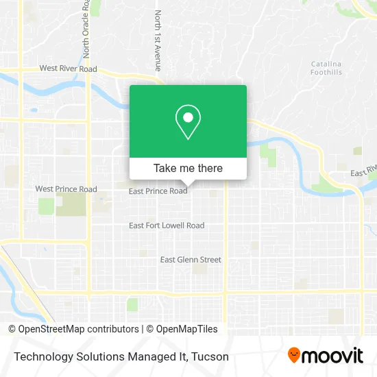 Technology Solutions Managed It map
