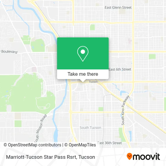 Marriott-Tucson Star Pass Rsrt map