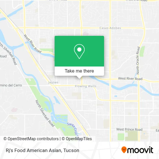 Rj's Food American Asian map