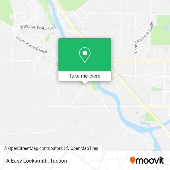 A Easy Locksmith map