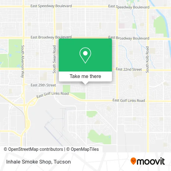 Inhale Smoke Shop map