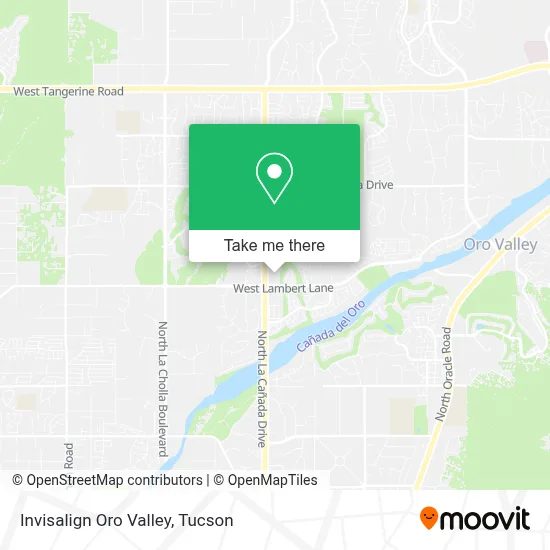 Invisalign Oro Valley map