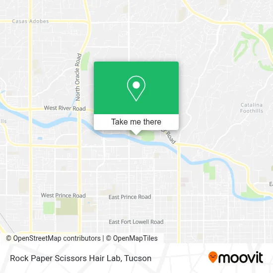Rock Paper Scissors Hair Lab map