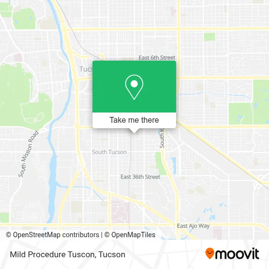 Mild Procedure Tuscon map