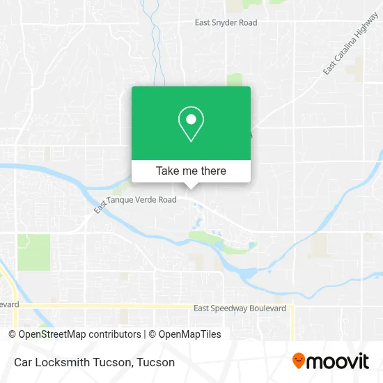 Car Locksmith Tucson map