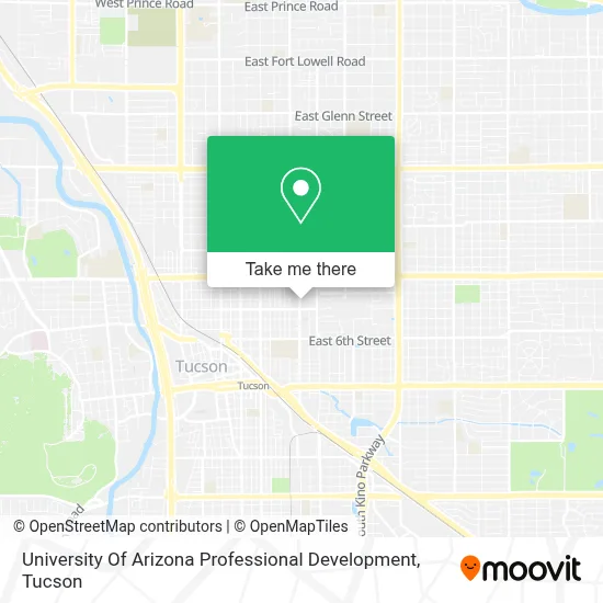 University Of Arizona Professional Development map