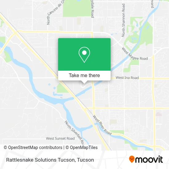 Rattlesnake Solutions Tucson map