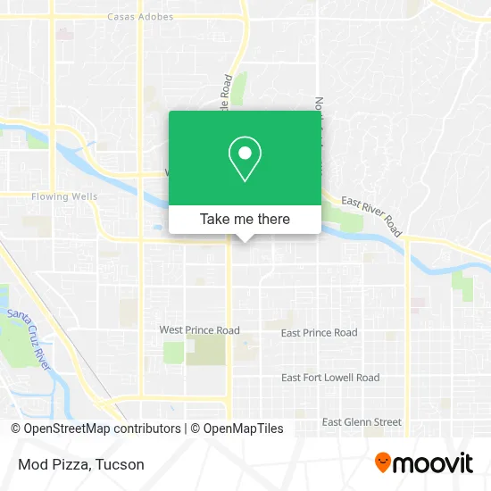 Mod Pizza map