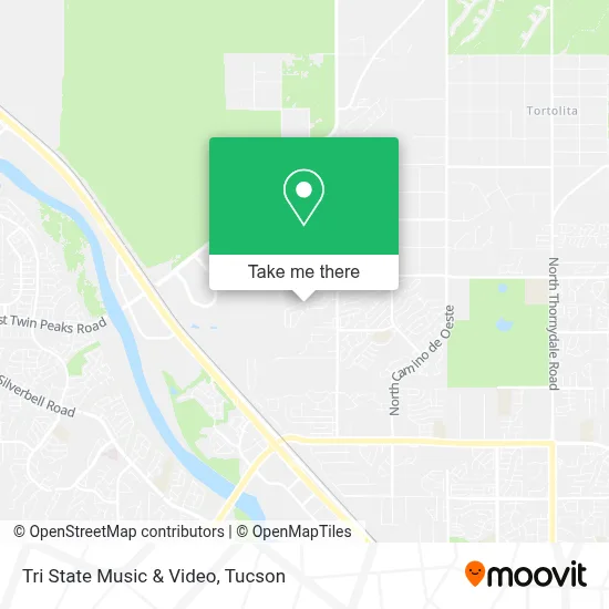 Tri State Music & Video map