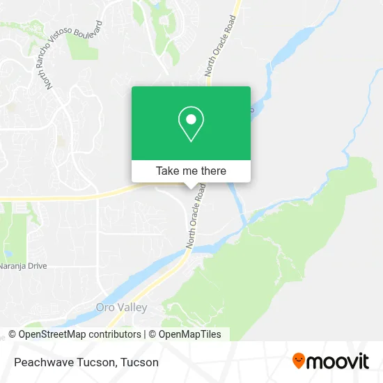 Peachwave Tucson map