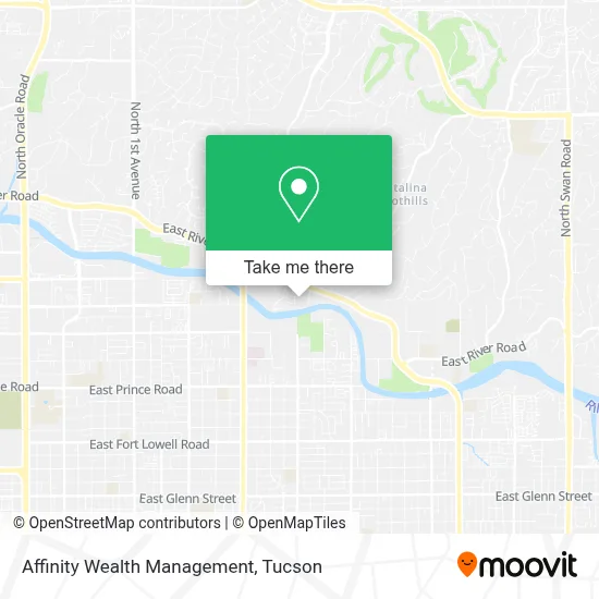 Affinity Wealth Management map