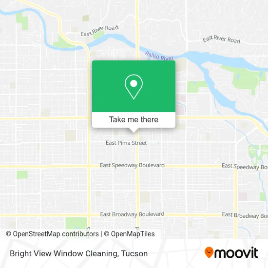 Bright View Window Cleaning map