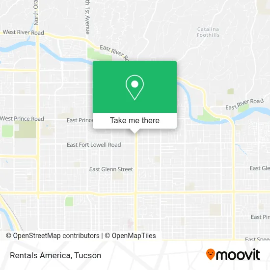 Rentals America map