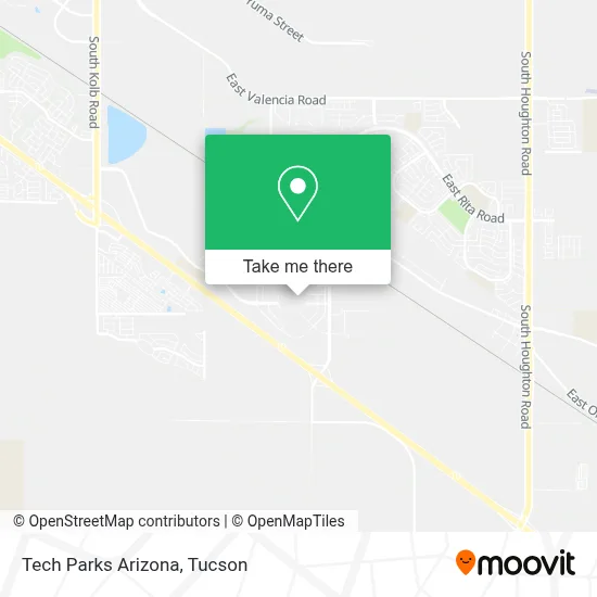 Tech Parks Arizona map
