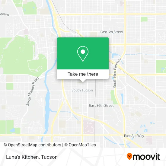 Luna's Kitchen map