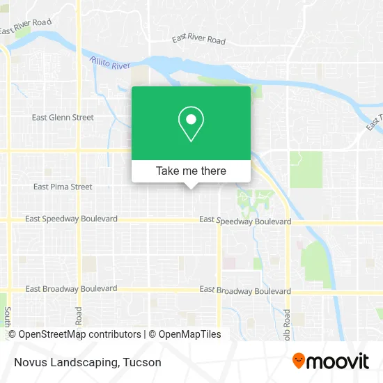 Novus Landscaping map
