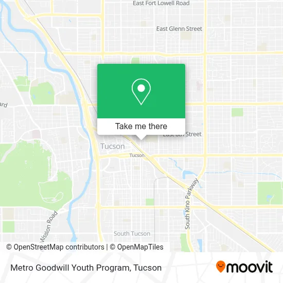 Metro Goodwill Youth Program map