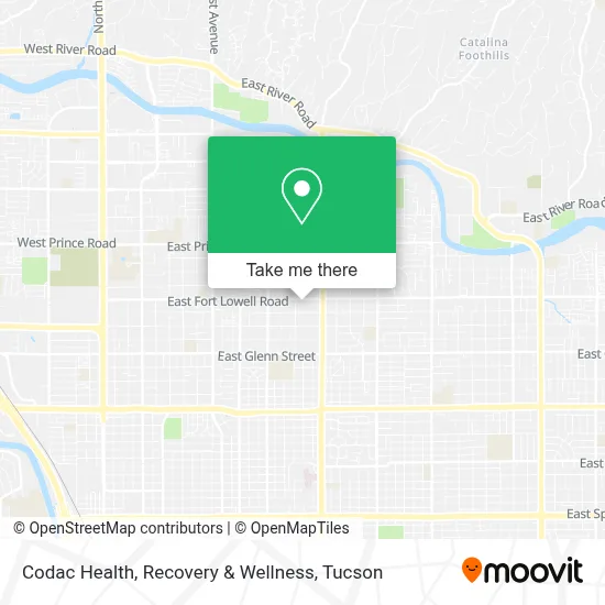 Codac Health, Recovery & Wellness map