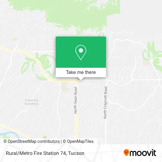 Rural/Metro Fire Station 74 map