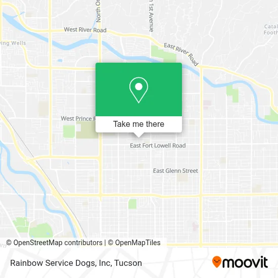 Rainbow Service Dogs, Inc map