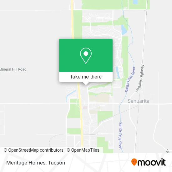 Meritage Homes map