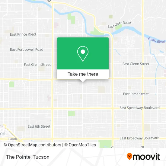 The Pointe map