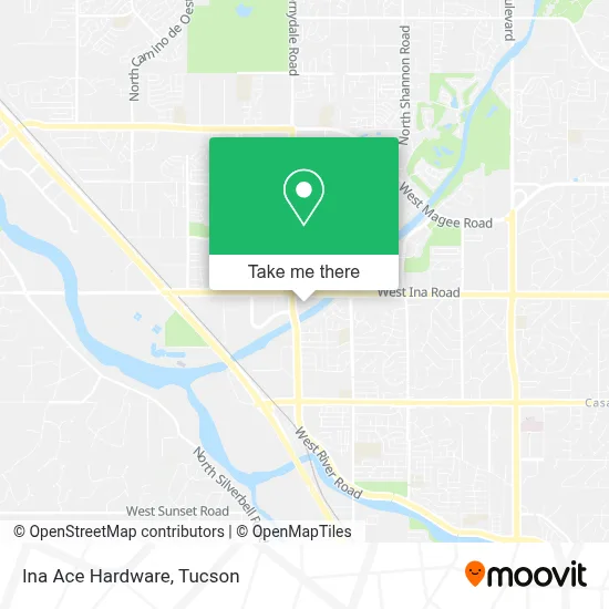 Ina Ace Hardware map