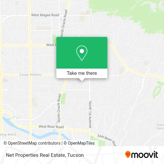 Net Properties Real Estate map