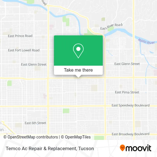 Temco Ac Repair & Replacement map