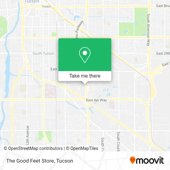The Good Feet Store map