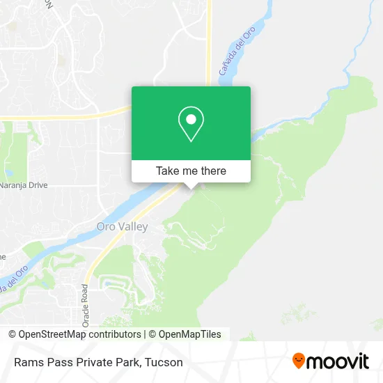 Rams Pass Private Park map