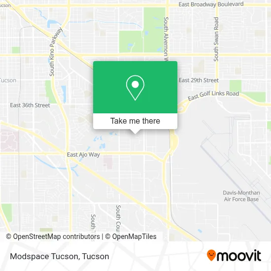 Modspace Tucson map