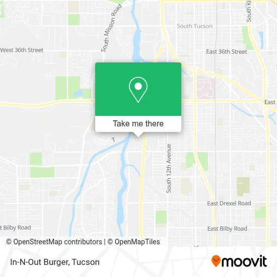 In-N-Out Burger map