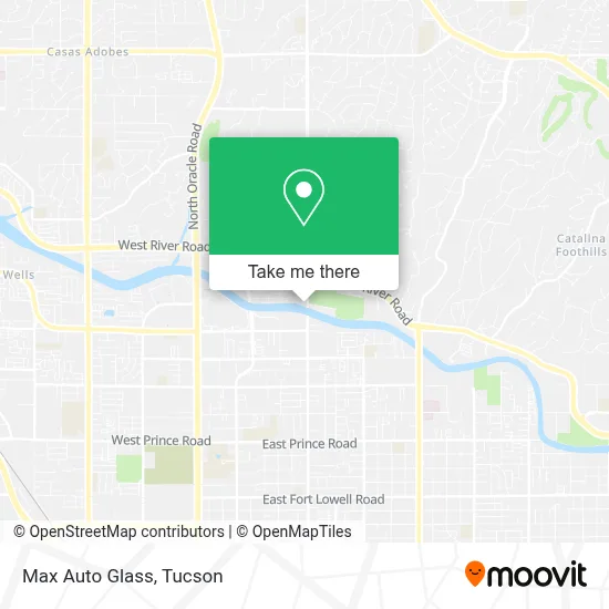 Max Auto Glass map