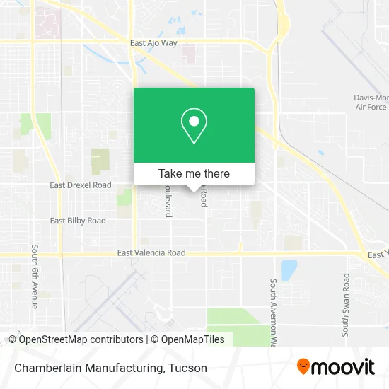 Chamberlain Manufacturing map