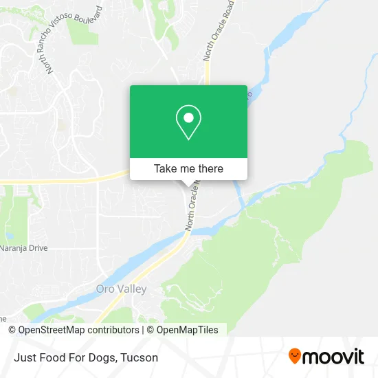 Just Food For Dogs map