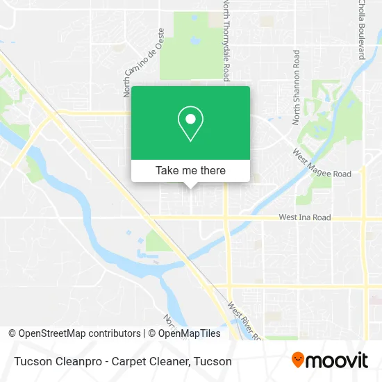 Tucson Cleanpro - Carpet Cleaner map