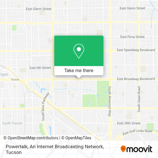 Powertalk, An Internet Broadcasting Network map