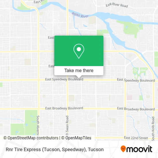 Rnr Tire Express (Tucson, Speedway) map