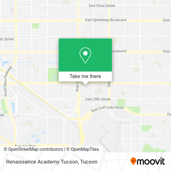 Renaissance Academy Tucson map