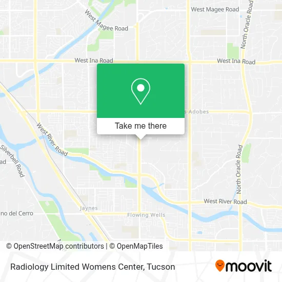 Radiology Limited Womens Center map