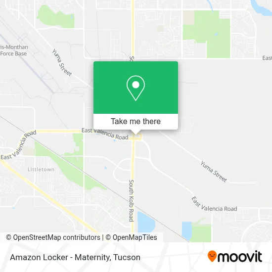 Amazon Locker - Maternity map