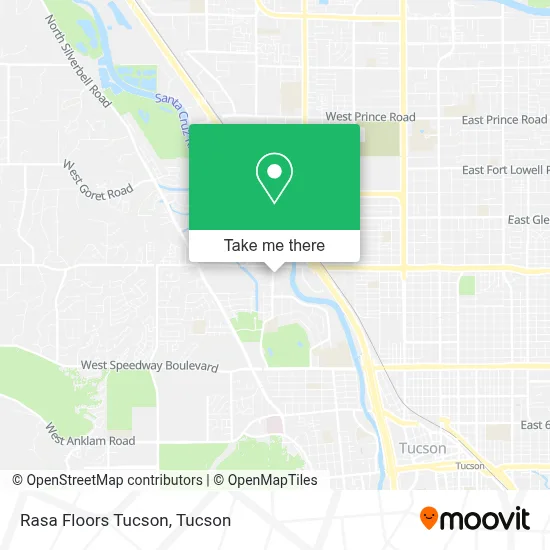 Rasa Floors Tucson map