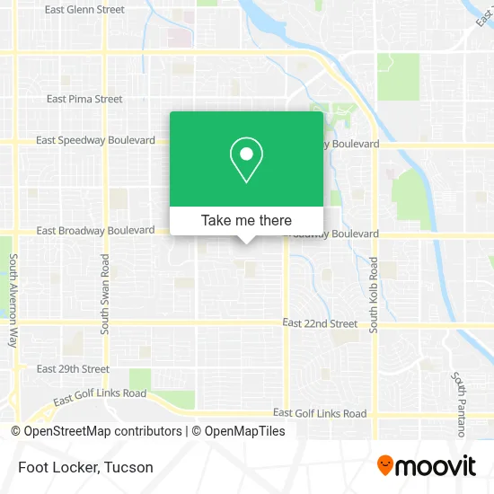 Foot Locker map