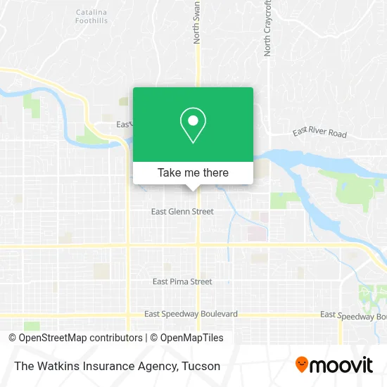 The Watkins Insurance Agency map