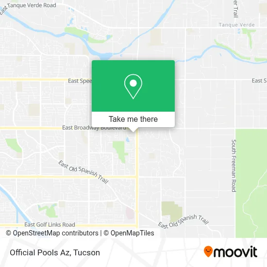 Official Pools Az map