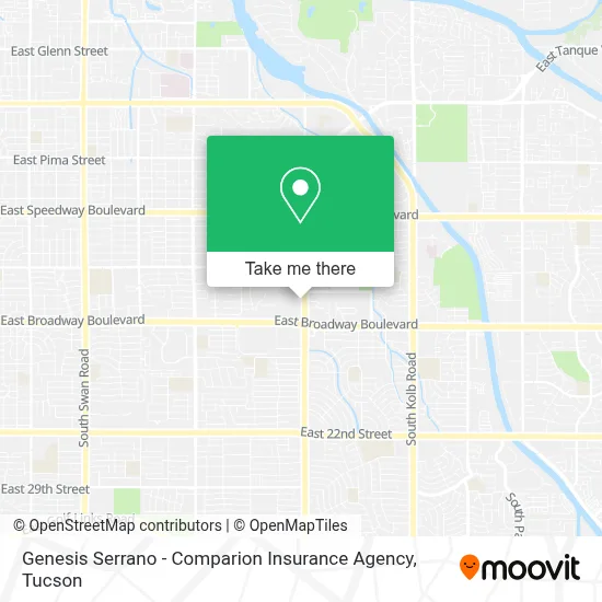Genesis Serrano - Comparion Insurance Agency map