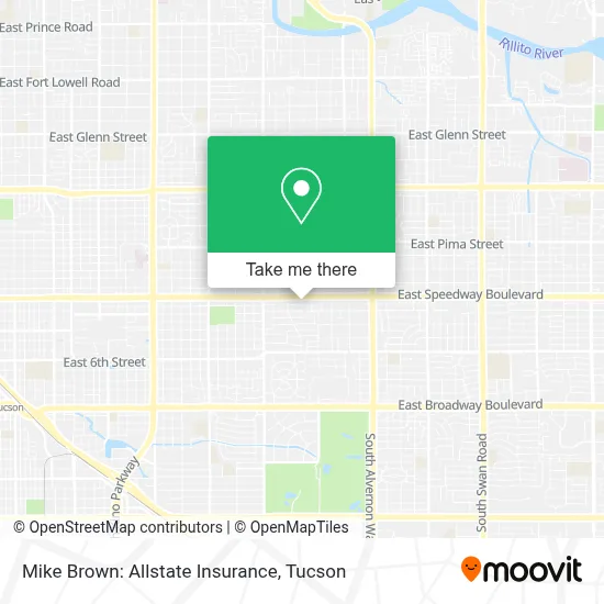 Mike Brown: Allstate Insurance map